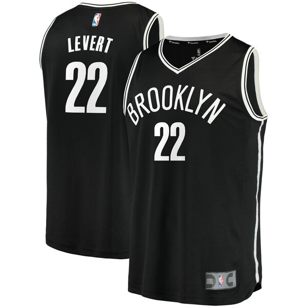 Maillot Brooklyn Nets Homme Caris LeVert 22 2019 Noir