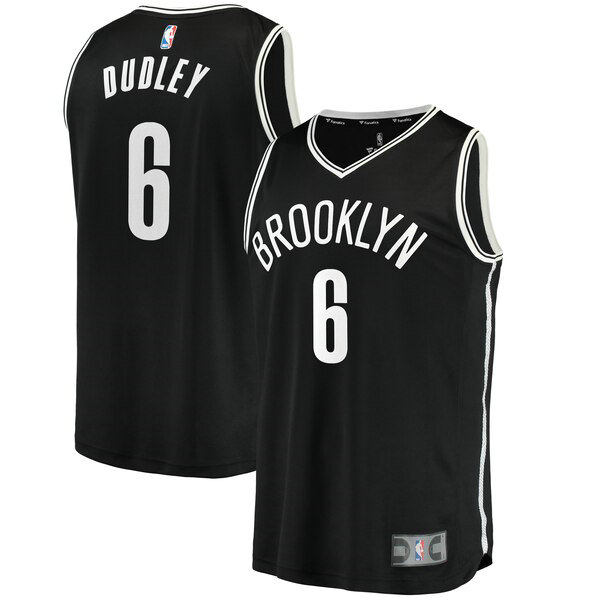 Maillot Brooklyn Nets Homme Jared Dudley 6 2019 Noir