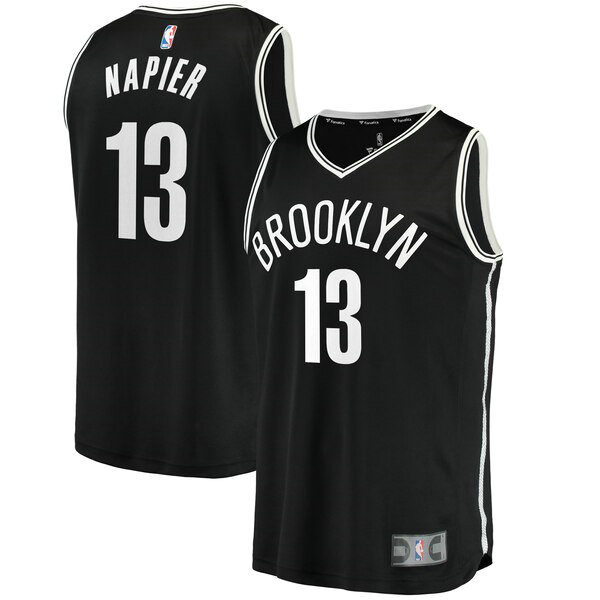 Maillot Brooklyn Nets Homme Shabazz Napier 13 2019 Noir