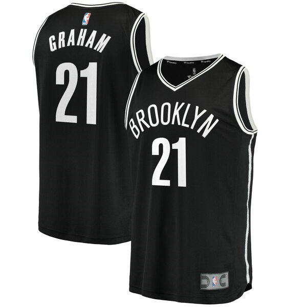 Maillot Brooklyn Nets Homme Treveon Graham 21 2019 Noir