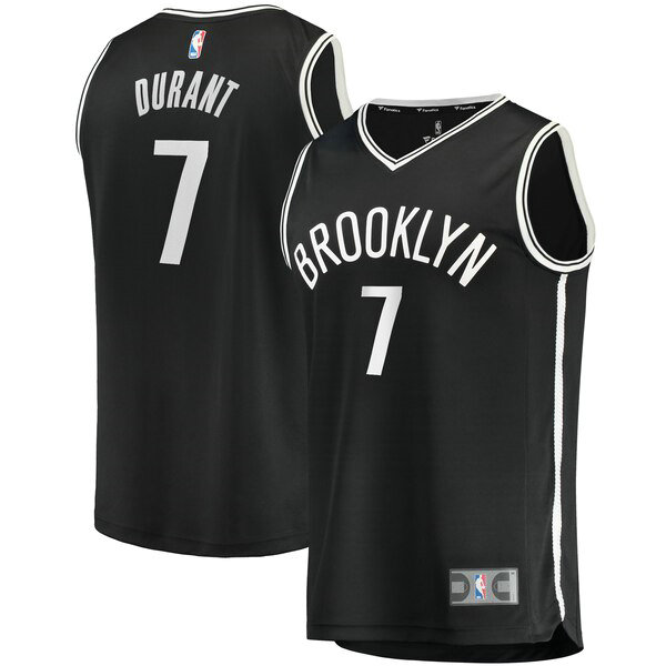 Maillot Brooklyn Nets Homme Kevin Durant 7 2019 Noir