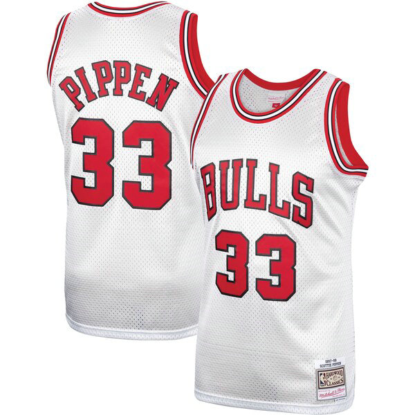 Maillot Chicago Bulls Homme Scottie Pippen 33 2019 Blanc