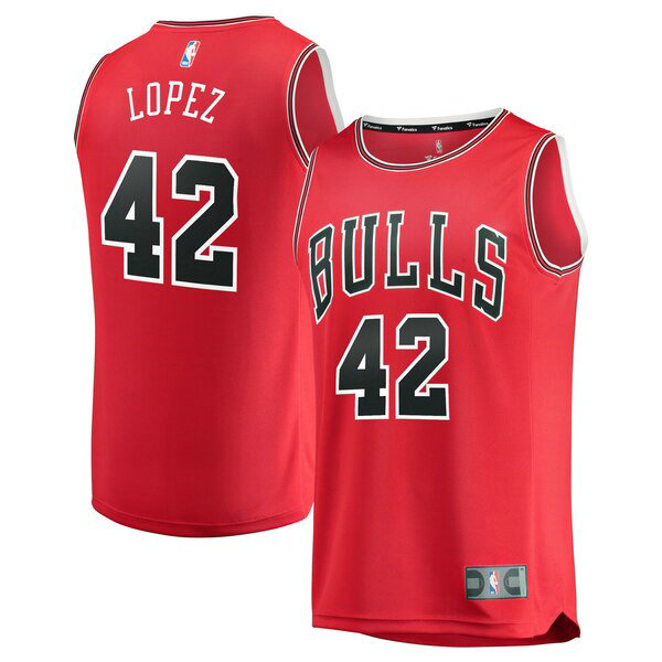 Maillot Chicago Bulls Homme Robin Lopez 42 2019 Rouge