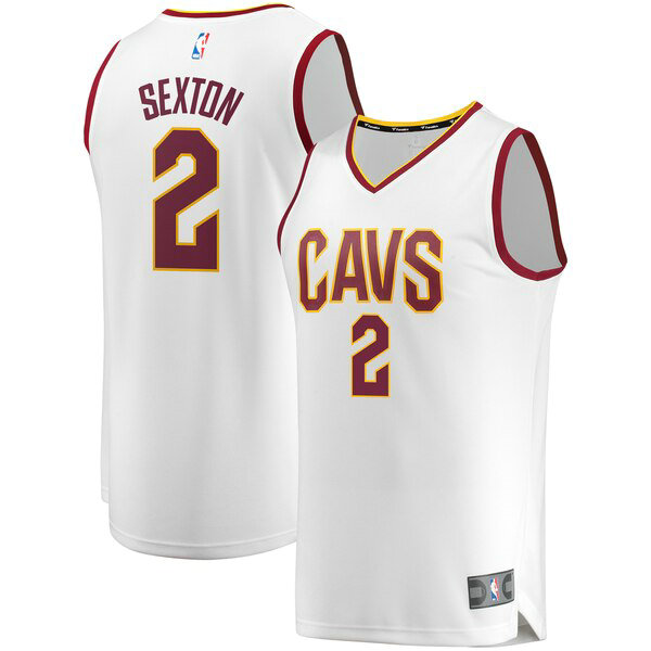 Maillot Cleveland Cavaliers Homme Collin Sexton 2 2019 Blanc