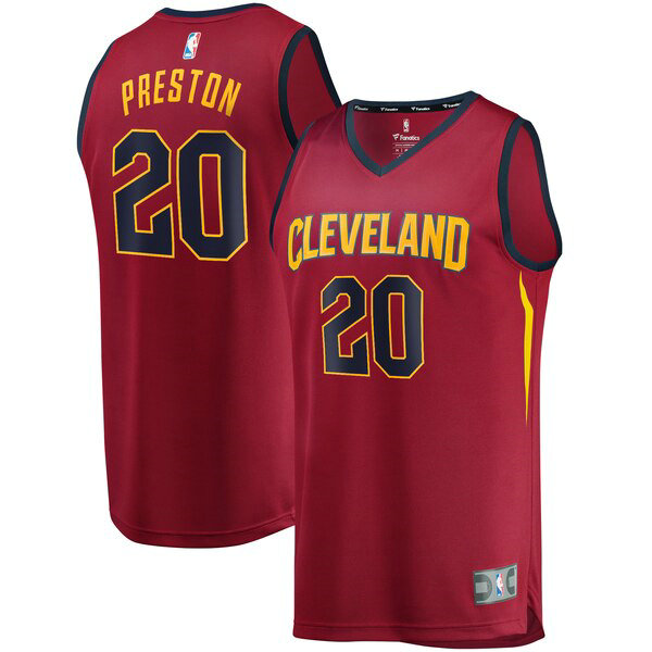 Maillot Cleveland Cavaliers Homme Billy Preston 20 2019 Rouge