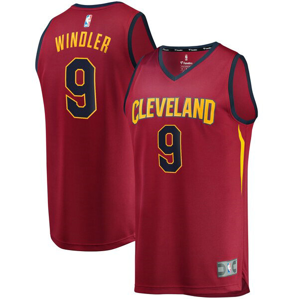 Maillot Cleveland Cavaliers Homme Dylan Windler 9 2019 Rouge