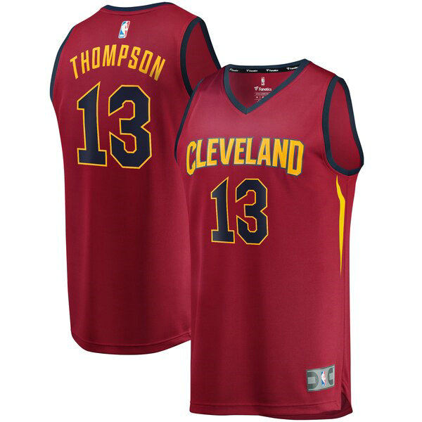Maillot Cleveland Cavaliers Homme Tristan Thompson 13 2019 Rouge