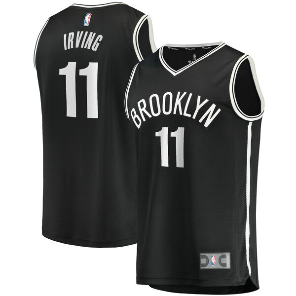 Maillot Brooklyn Nets Homme Kyrie Irving 11 2019 Noir