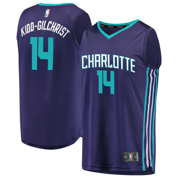 Maillot Charlotte Hornets Homme Michael Kidd-Gilchrist 14 2019 Pourpre