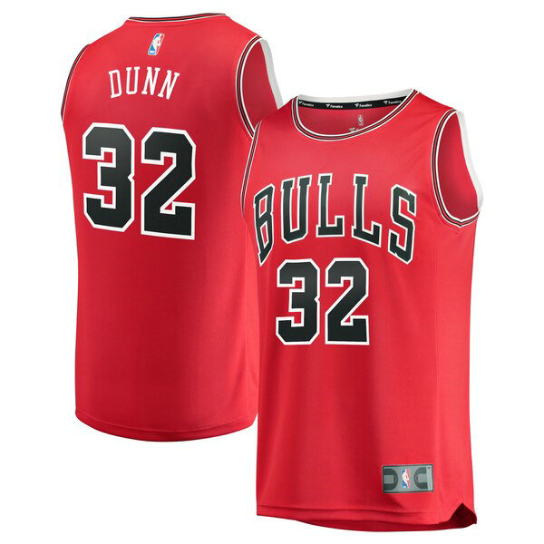 Maillot Chicago Bulls Homme Kris Dunn 32 2019 Rouge