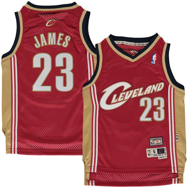 Maillot Cleveland Cavaliers Homme LeBron James 23 2019 Rouge