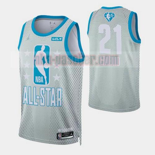 Maillot All Star Homme JOEL EMBIID 21 2022 GRIS