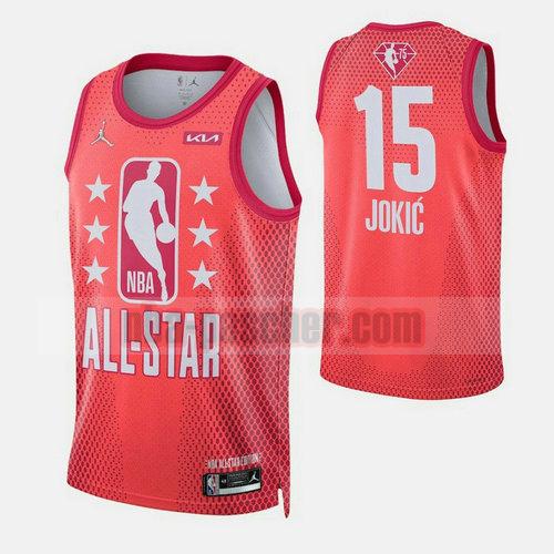 Maillot All Star Homme Jokic 15 2022 Rouge