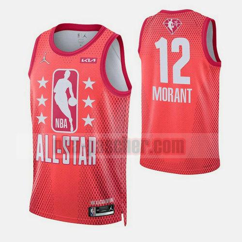 Maillot All Star Homme Morant 12 2022 Rouge