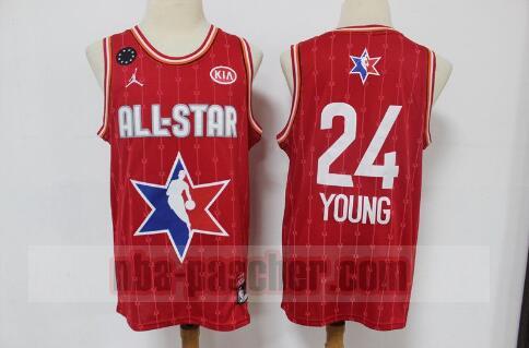 Maillot All Star Homme Trae Young 24 2020 Rouge