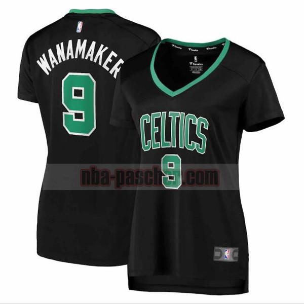 Maillot Boston Celtics Femme Brad Wanamaker 9 statement edition Noir