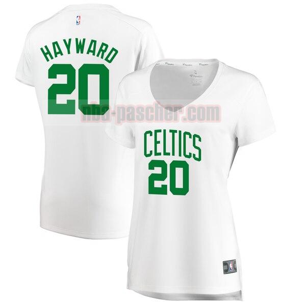 Maillot Boston Celtics Femme Gordon Hayward 20 association edition Blanc