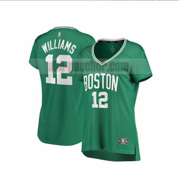 Maillot Boston Celtics Femme Grant Williams 12 icon edition Vert