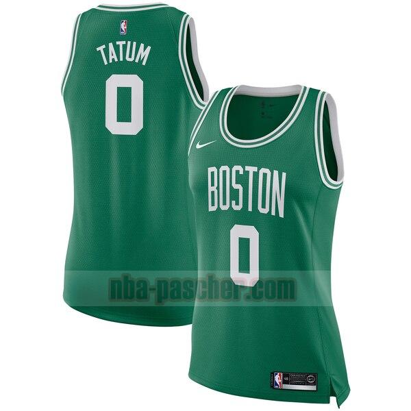 Maillot Boston Celtics Femme Jayson Tatum 0 Nike icon edition Vert