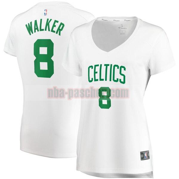 Maillot Boston Celtics Femme Kemba Walker 8 association edition Blanc