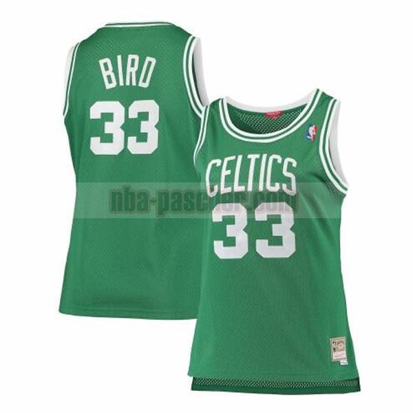 Maillot Boston Celtics Femme Larry Bird 33 swingman Vert
