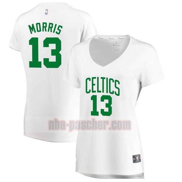 Maillot Boston Celtics Femme Marcus Morris 13 association edition Blanc