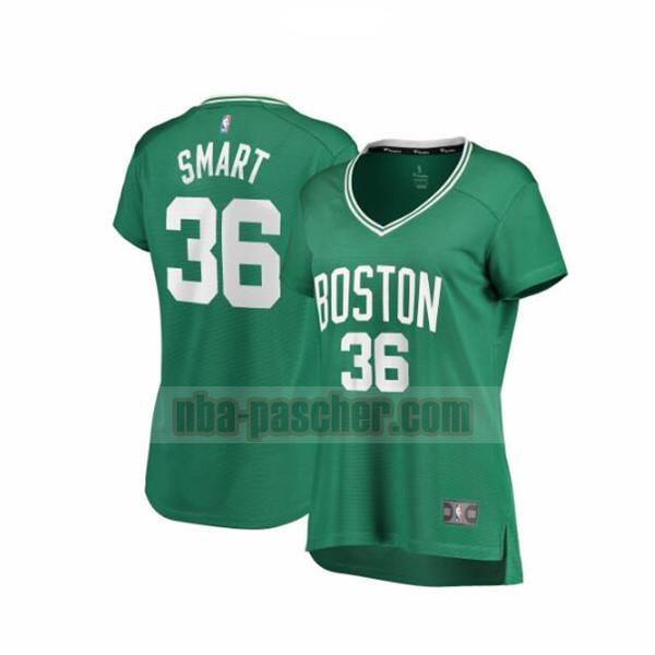 Maillot Boston Celtics Femme Marcus Smart 36 icon edition Vert