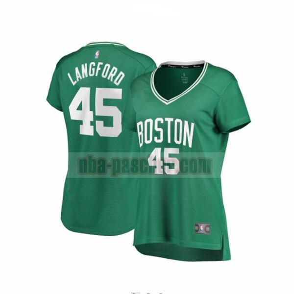 Maillot Boston Celtics Femme Romeo Langford 45 icon edition Vert