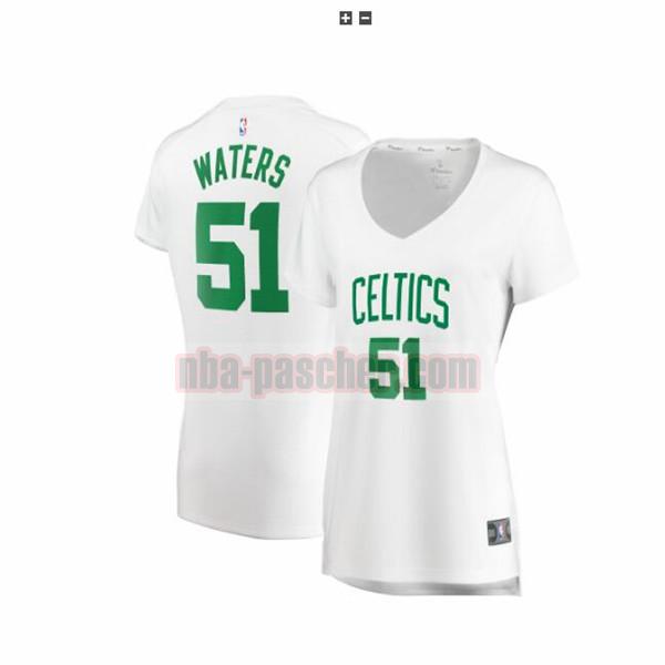 Maillot Boston Celtics Femme Tremont Waters 51 association edition Blanc
