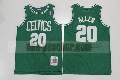 Maillot Boston Celtics Homme ALLEN 20 Édition rétro 2007-2008 Vert