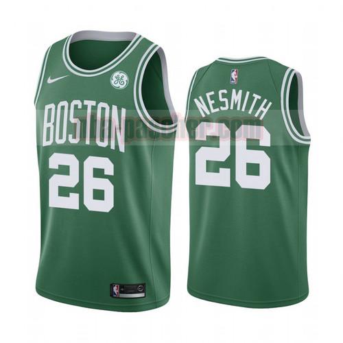 Maillot Boston Celtics Homme Aaron Nesmith 26 2020-21 Icône Vert