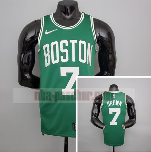Maillot Boston Celtics Homme Brown 7 Edición de la ciudad del 75 aniversario de 2022 Vert
