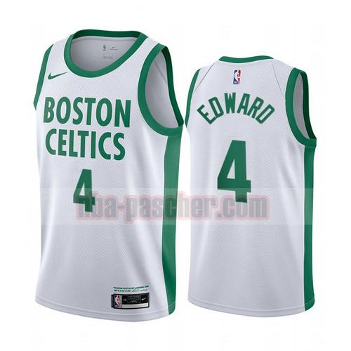 Maillot Boston Celtics Homme Carsen Edward 4 Édition City 2020-21 Blanc