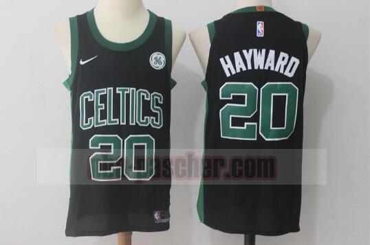 Maillot Boston Celtics Homme Gordon Hayward 20 Basketball Noir