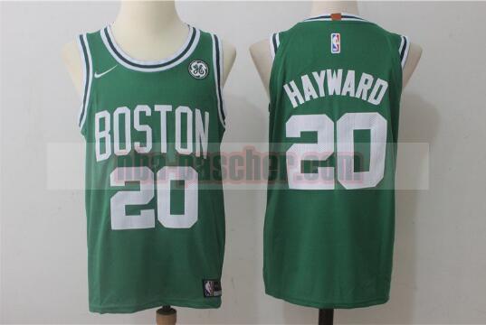Maillot Boston Celtics Homme Gordon Hayward 20 Basketball Vert