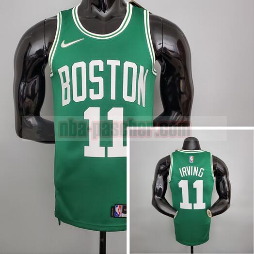 Maillot Boston Celtics Homme Irving 11 75 aniversario Vert