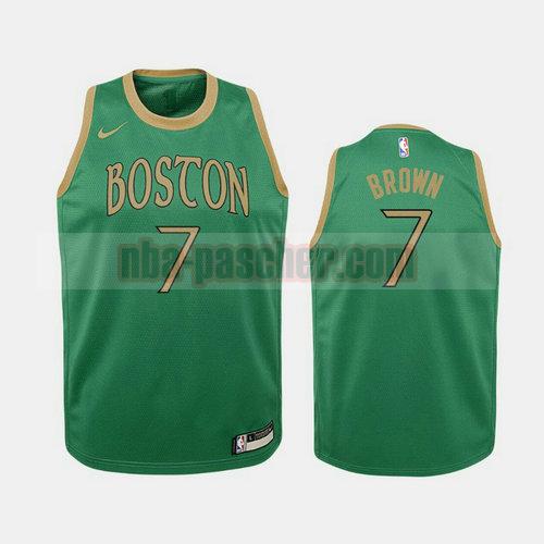 Maillot Boston Celtics Homme Jaylen Brown 7 2019-20 Vert