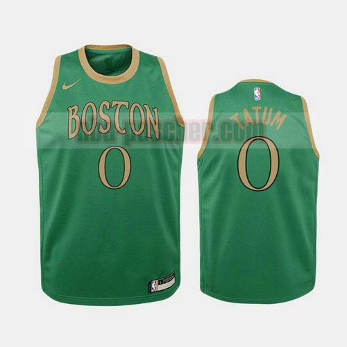 Maillot Boston Celtics Homme Jayson Tatum 0 2019-20 Vert