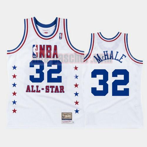 Maillot Boston Celtics Homme Kevin McHale 32 All Star 1988 Blanc