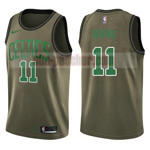 Maillot Boston Celtics Homme Kyrie_Irving 11 2018-2019 marrón