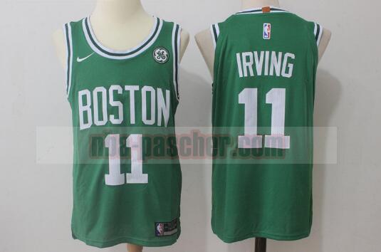 Maillot Boston Celtics Homme Kyrie Irving 11 Basketball Vert