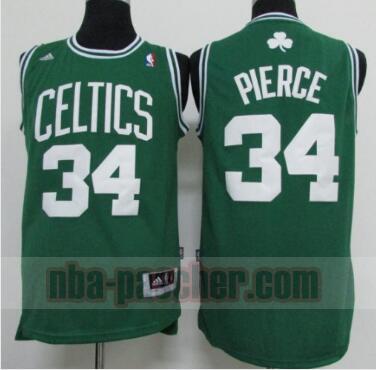 Maillot Boston Celtics Homme Paul Pierce 34 Cousu Vert