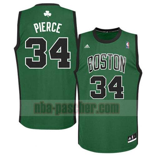 Maillot Boston Celtics Homme Paul Pierce 34 adidas vert