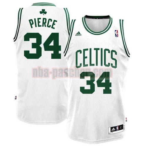 Maillot Boston Celtics Homme Paul Pierce 34 retro White