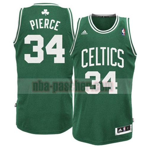 Maillot Boston Celtics Homme Paul Pierce 34 retro vert