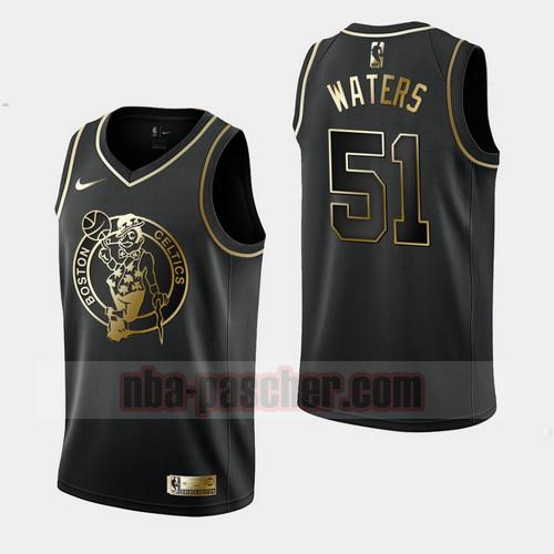 Maillot Boston Celtics Homme Tremont Waters 51 Golden Edition Noir