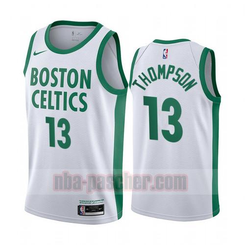 Maillot Boston Celtics Homme Tristan Thompson 13 Édition City 2020-21 Blanc