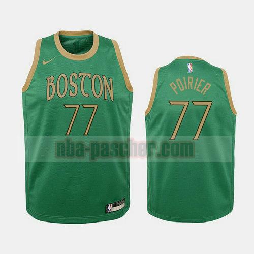 Maillot Boston Celtics Homme Vincent Poirier 77 2019-20 Vert