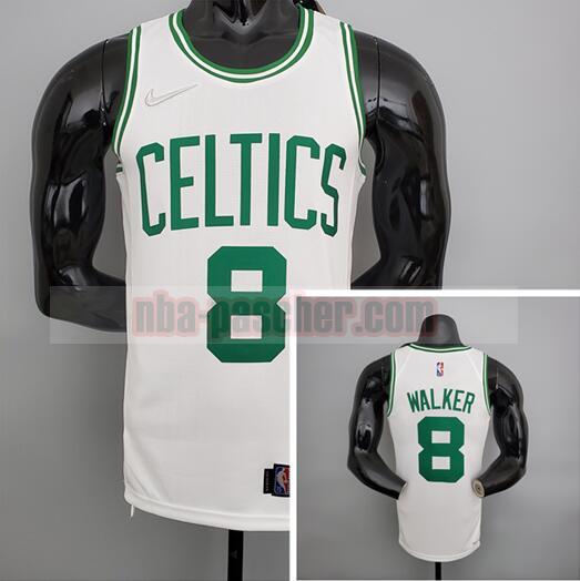 Maillot Boston Celtics Homme Walker 8 75 aniversario Blanc