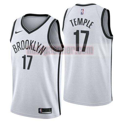 Maillot Brooklyn Nets Homme Garrett Temple 17 nike blanc